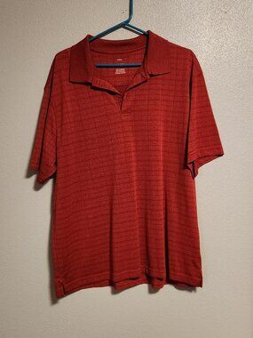 Men's Size XL Pro Performance Collar Polo Golf Red Color Excellent Cond Golf